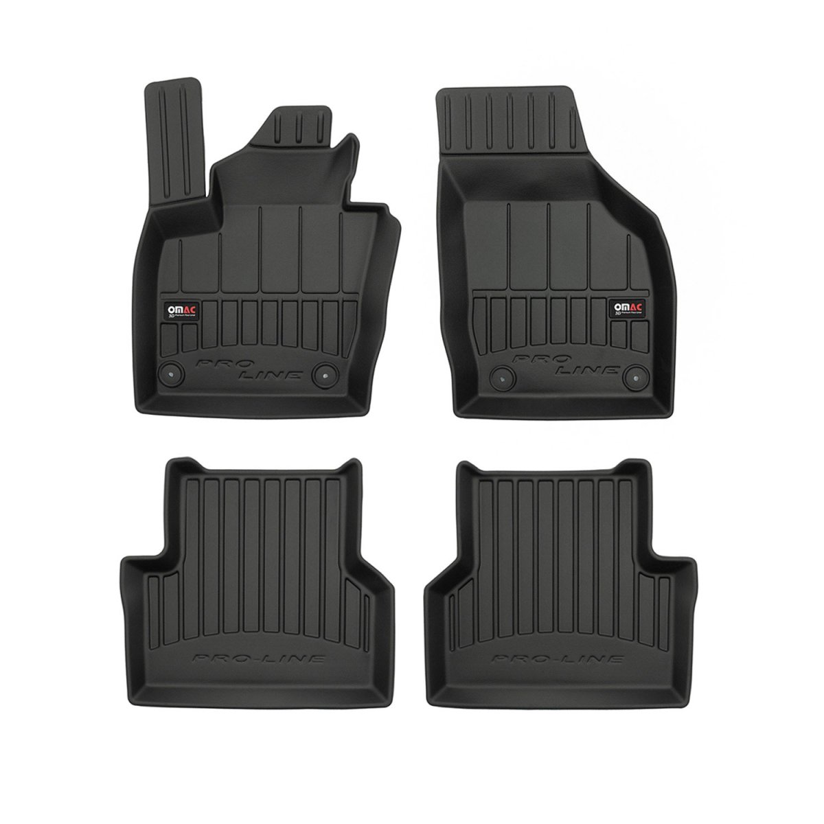 Audi Q3 Floor Mat - Omac - Premium TPE - Black - '13-'18
